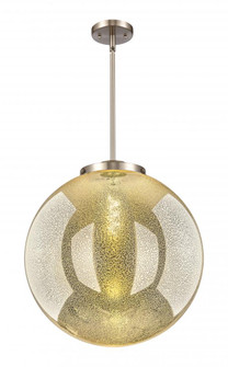 Beacon - 1 Light - 18 inch - Brushed Satin Nickel - Stem Hung - Pendant (3442|221-1S-SN-G208-18)