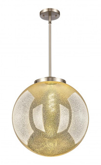 Beacon - 1 Light - 16 inch - Brushed Satin Nickel - Stem Hung - Pendant (3442|221-1S-SN-G208-16)