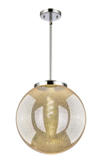 Beacon - 1 Light - 16 inch - Polished Chrome - Stem Hung - Pendant (3442|221-1S-PC-G208-14)