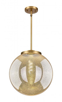 Beacon - 1 Light - 16 inch - Brushed Brass - Stem Hung - Pendant (3442|221-1S-BB-G208-14)