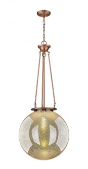 Beacon - 1 Light - 18 inch - Antique Copper - Chain Hung - Pendant (3442|221-1P-AC-G208-18)