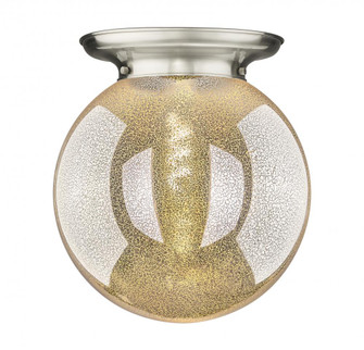 Beacon - 1 Light - 14 inch - Satin Nickel - Flush Mount (3442|221-1F-SN-G208-14)