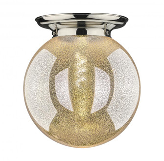 Beacon - 1 Light - 14 inch - Polished Nickel - Flush Mount (3442|221-1F-PN-G208-14)