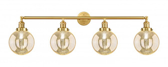 Beacon - 4 Light - 44 inch - Satin Gold - Adjustable Bath Vanity Light (3442|215-SG-G208-8)