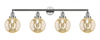 Beacon - 4 Light - 44 inch - Polished Chrome - Adjustable Bath Vanity Light (3442|215-PC-G208-8)