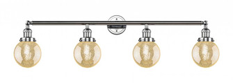Beacon - 4 Light - 42 inch - Polished Chrome - Adjustable Bath Vanity Light (3442|215-PC-G208-6)