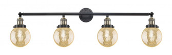 Beacon - 4 Light - 42 inch - Black Antique Brass - Adjustable Bath Vanity Light (3442|215-BAB-G208-6)