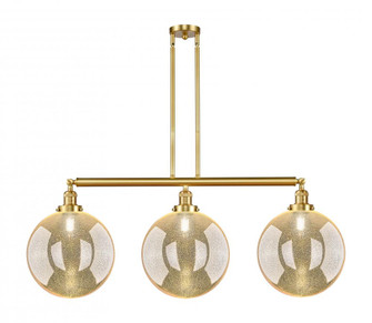 Beacon - 3 Light - 44 inch - Satin Gold - Stem Hung - Adjustable Island Light (3442|213-SG-G208-12)