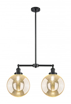 Beacon - 2 Light - 25 inch - Oil Rubbed Bronze - Stem Hung - Adjustable Island Light (3442|209-OB-G208-10)