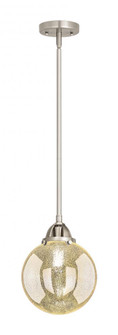 Beacon - 1 Light - 8 inch - Brushed Satin Nickel - Stem hung - Mini Pendant (3442|288-1S-SN-G208-8)