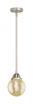Beacon - 1 Light - 6 inch - Brushed Satin Nickel - Stem hung - Mini Pendant (3442|288-1S-SN-G208-6)