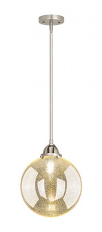 Beacon - 1 Light - 10 inch - Brushed Satin Nickel - Stem hung - Mini Pendant (3442|288-1S-SN-G208-10)