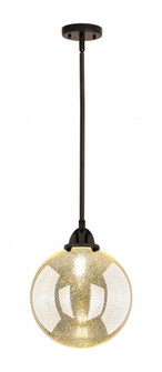 Beacon - 1 Light - 10 inch - Oil Rubbed Bronze - Stem hung - Mini Pendant (3442|288-1S-OB-G208-10)