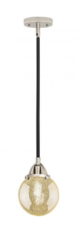 Beacon - 1 Light - 6 inch - Black Polished Nickel - Stem hung - Mini Pendant (3442|288-1S-BPN-G208-6)