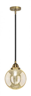 Beacon - 1 Light - 8 inch - Black Antique Brass - Stem hung - Mini Pendant (3442|288-1S-BAB-G208-8)