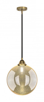Beacon - 1 Light - 12 inch - Black Antique Brass - Stem hung - Mini Pendant (3442|288-1S-BAB-G208-12)