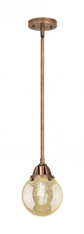 Beacon - 1 Light - 6 inch - Antique Copper - Stem hung - Mini Pendant (3442|288-1S-AC-G208-6)