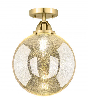 Beacon - 1 Light - 10 inch - Satin Gold - Semi-Flush Mount (3442|288-1C-SG-G208-10)