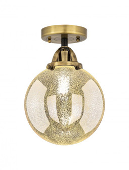 Beacon - 1 Light - 8 inch - Black Antique Brass - Semi-Flush Mount (3442|288-1C-BAB-G208-8)