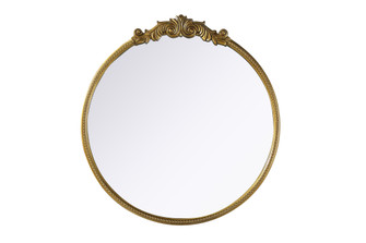 Naomi Vintage Resin Mirror 42x45 in Antique Brass (758|MR7G42AB)