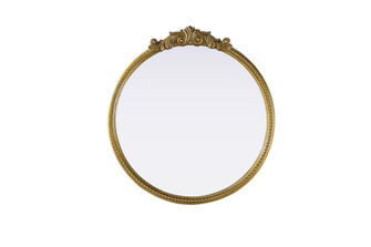 Naomi Vintage Resin Mirror 30x32 in Antique Brass (758|MR7G30AB)