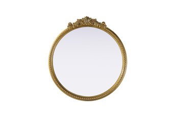 Naomi Vintage Resin Mirror 24x25.6 in Antique Brass (758|MR7G24AB)