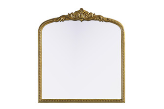 Naomi Vintage Resin Mirror 33x36 in Antique Brass (758|MR7F3336AB)