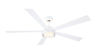 TorchAire 64 inch Indoor/Outdoor Smart Ceiling Fan with LED CCT Select Light Kit (90|FPD8564MW)
