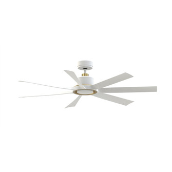 Lenzi 60 inch Indoor/Outdoor Smart Ceiling Fan with LED Light Kit - Matte White (90|FPD7060MWBS)