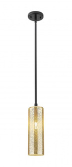 Crown Point - 1 Light - 5 inch - Matte Black - Pendant (3442|434-1S-BK-G434-12ME)