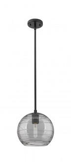 Crown Point - 1 Light - 8 inch - Matte Black - Pendant (3442|434-1S-BK-G1213-8SM)
