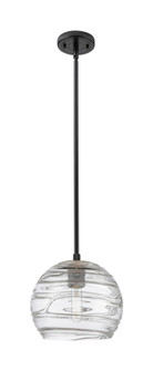 Crown Point - 1 Light - 8 inch - Matte Black - Pendant (3442|434-1S-BK-G1213-8CL)
