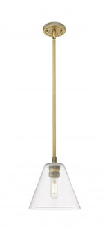 Crown Point - 1 Light - 8 inch - Brushed Brass - Pendant (3442|434-1S-BB-GBC-82)