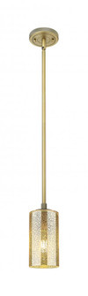 Crown Point - 1 Light - 5 inch - Brushed Brass - Pendant (3442|434-1S-BB-G434-7ME)