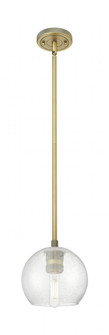 Crown Point - 1 Light - 6 inch - Brushed Brass - Pendant (3442|434-1S-BB-G124-6)