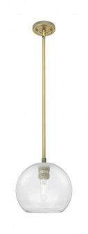 Crown Point - 1 Light - 8 inch - Brushed Brass - Pendant (3442|434-1S-BB-G122-8)