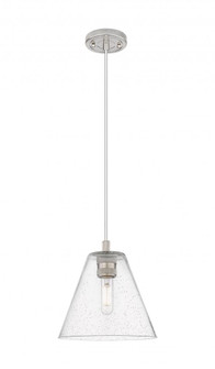 Crown Point - 1 Light - 8 inch - Satin Nickel - Cord Hung - Pendant (3442|434-1P-SN-GBC-84)