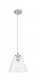 Crown Point - 1 Light - 8 inch - Satin Nickel - Cord Hung - Pendant (3442|434-1P-SN-GBC-82)