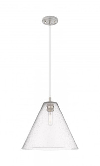 Crown Point - 1 Light - 12 inch - Satin Nickel - Cord Hung - Pendant (3442|434-1P-SN-GBC-124)