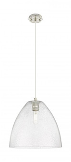 Crown Point - 1 Light - 12 inch - Polished Nickel - Cord Hung - Pendant (3442|434-1P-PN-GBD-124)