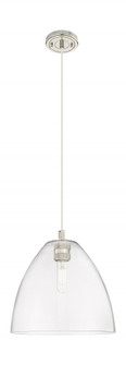 Crown Point - 1 Light - 12 inch - Polished Nickel - Cord Hung - Pendant (3442|434-1P-PN-GBD-122)