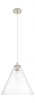 Crown Point - 1 Light - 16 inch - Polished Nickel - Pendant (3442|434-1P-PN-GBC-162)
