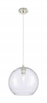 Crown Point - 1 Light - 10 inch - Polished Nickel - Pendant (3442|434-1P-PN-G124-10)