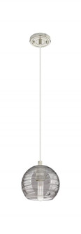 Crown Point - 1 Light - 6 inch - Polished Nickel - Cord Hung - Pendant (3442|434-1P-PN-G1213-6SM)