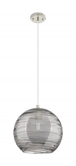 Crown Point - 1 Light - 10 inch - Polished Nickel - Cord Hung - Pendant (3442|434-1P-PN-G1213-10SM)