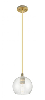 Crown Point - 1 Light - 6 inch - Brushed Brass - Cord Hung - Pendant (3442|434-1P-BB-G124-6)
