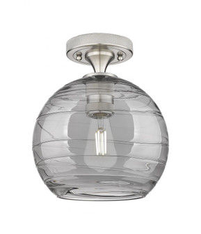 Crown Point - 1 Light - 8 inch - Satin Nickel - Flush Mount (3442|434-1F-SN-G1213-8SM)