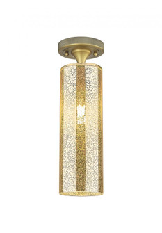 Crown Point - 1 Light - 5 inch - Brushed Brass - Flush Mount (3442|434-1F-BB-G434-12ME)
