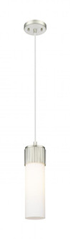 Bolivar - 1 Light - 5 inch - Satin Nickel - Pendant (3442|428-1P-SN-G428-12WH)