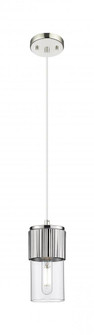 Bolivar - 1 Light - 5 inch - Polished Nickel - Pendant (3442|428-1P-PN-G428-7CL)